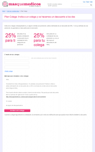 Plan Colega para profesionales: invita tus amigos y obtén un 25% descuento
