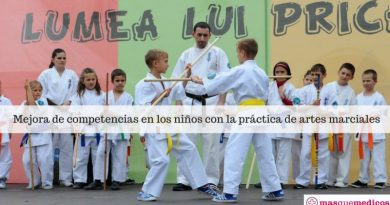 Mejora de competencias en los niños con la práctica de artes marciales