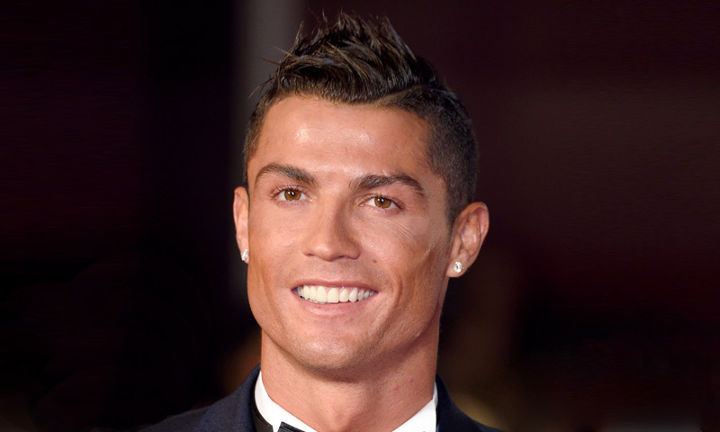 Famosos con carillas dentales: Cristiano Ronaldo