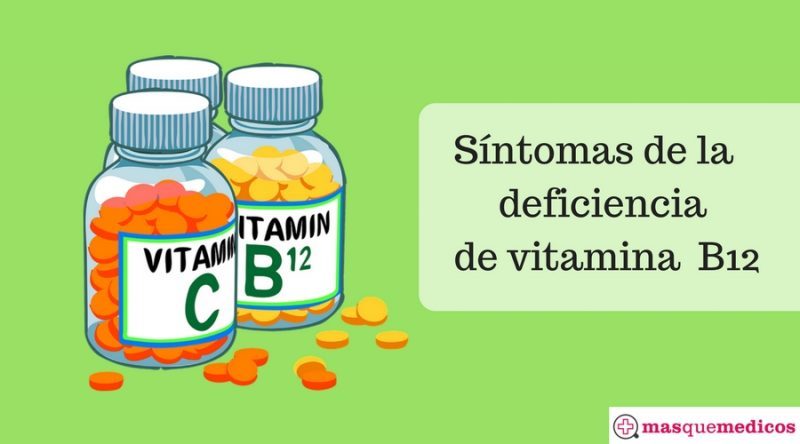 Síntomas de la deficiencia de vitamina B12