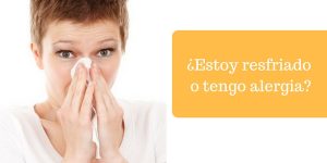 ¿Estoy resfriado o tengo alergia?
