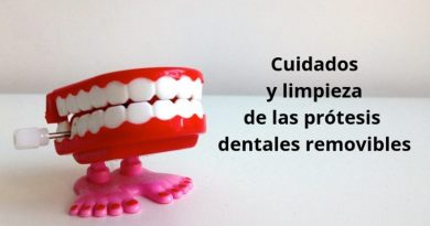 Cuidados y limpieza de las prótesis dentales removibles