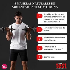 5 maneras naturales de aumentar la testosterona