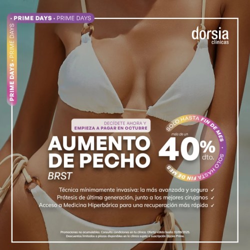 Aumento de pecho - oferta Dorsia