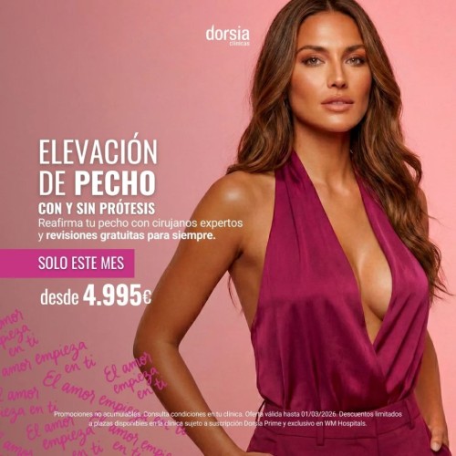 Elevación de pecho - Oferta Dorsia
